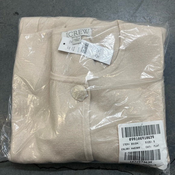 NWT J.Crew | Giselle sweater blazer | Bleached Sand | Size S - Picture 5 of 9